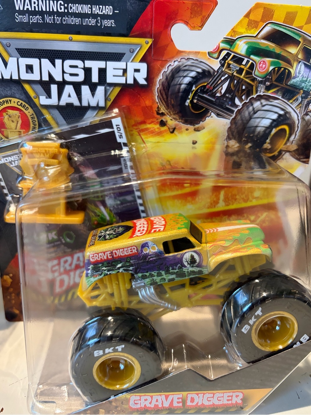 Gold Grave Digger Monster Jam